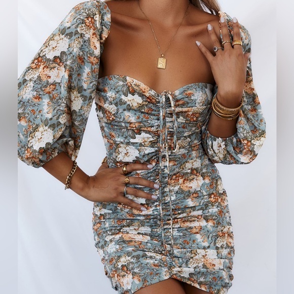 Nwt Hello Molly Basque Country Mini Dress